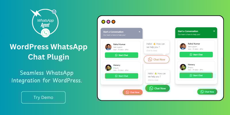 WhatsApp Agent - WordPress